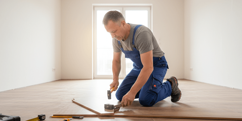 Bodenleger für perfekte Bodenbeläge – sauber verlegt. Professionell Boden verlegen in Wohnung und Haus. Vinyl, Laminat und Parkett fachgerecht verlegt